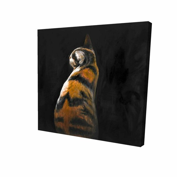 Fondo 12 x 12 in. Spotted Cat-Print on Canvas FO2774589